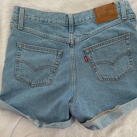Levi's Light Blue Jean Shorts - Picture 6 of 6